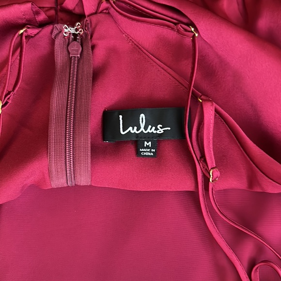 Lulus Pink Ruffle Dress - Picture 4 of 4